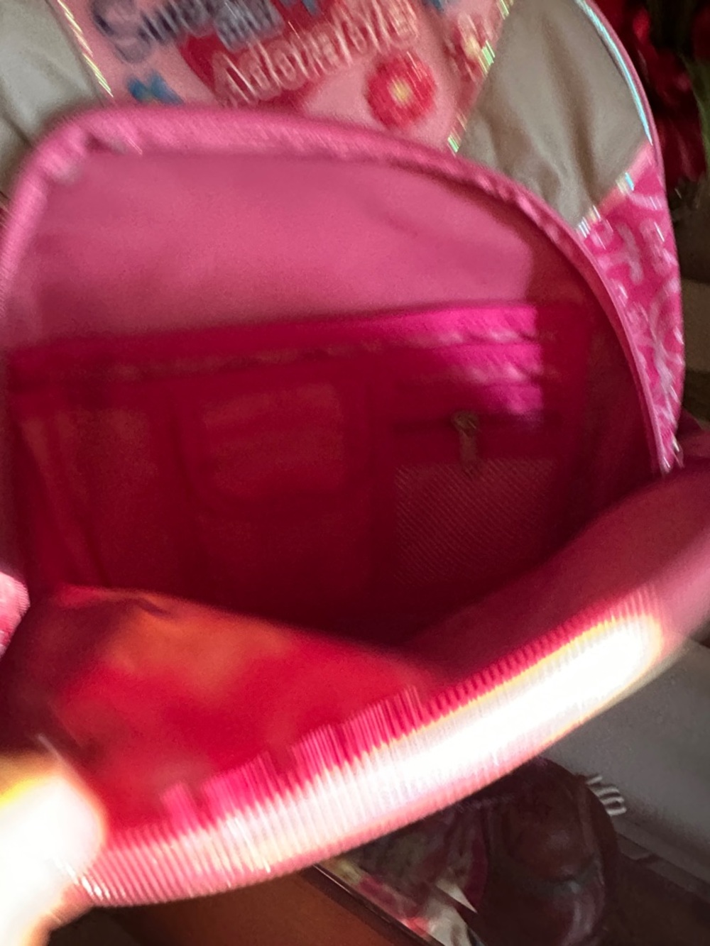 Disney Pink Princess Backpack with Multicolor Character Art - Picture 5 of 6